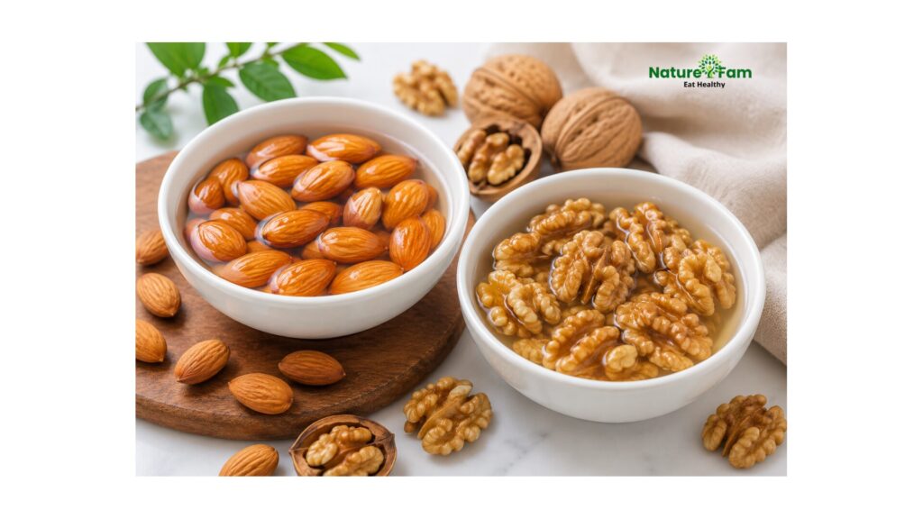 Benefits of Soaked Almonds and Walnuts