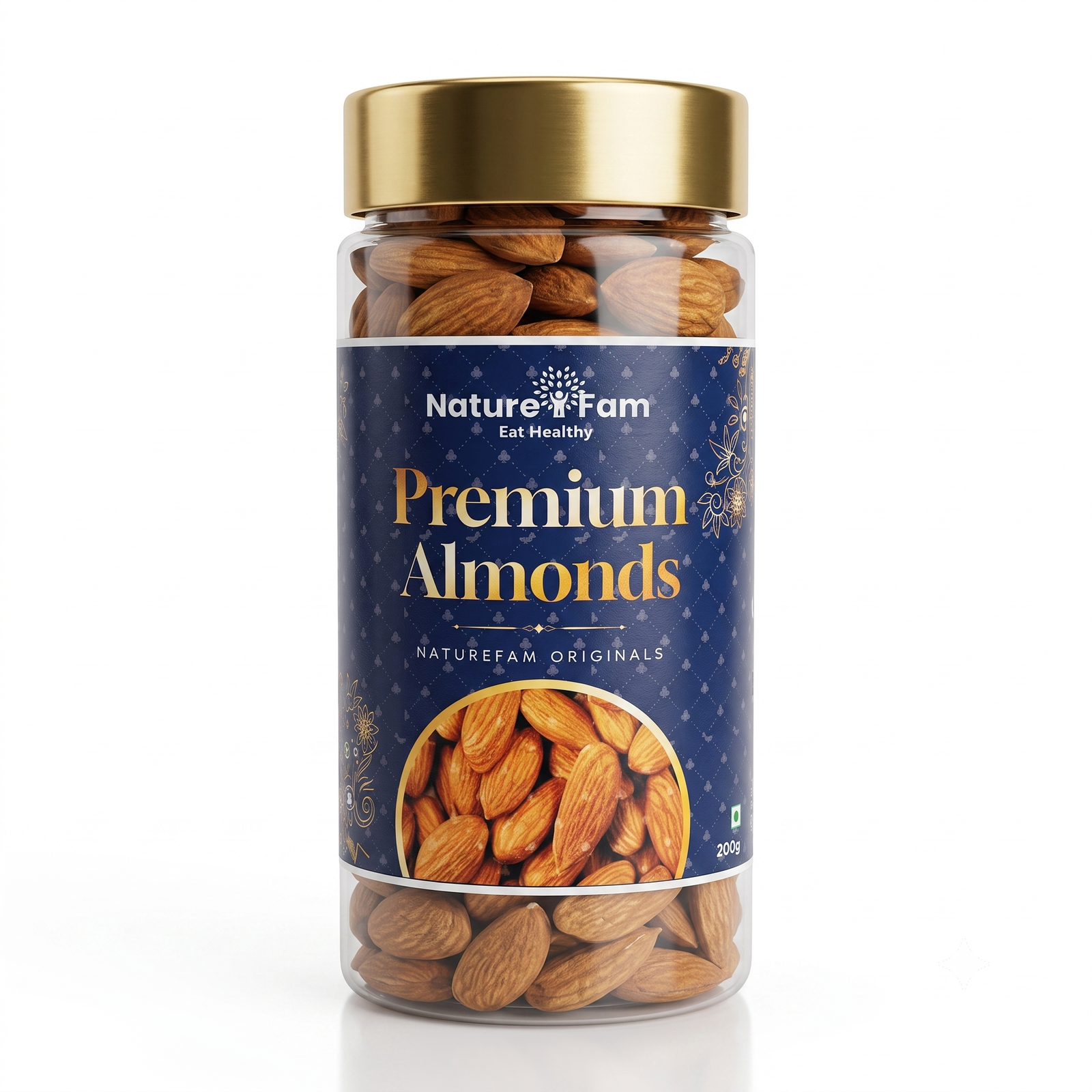 Naturefam Originals Almonds – 200g Jar