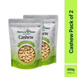 Naturefam Cashew Pack of 2x200g (400g)