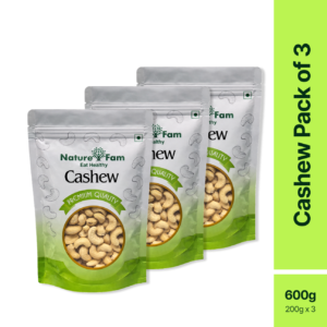 Naturefam Cashew Pack of 3x200g (600g)