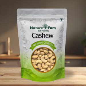 Naturefam Premium Cashew Nuts 200 gm | Raw Kaju | Delicious Cashew Nuts | Healthy Dry Fruits Snack | Buy Cashew Nuts Online