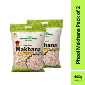 Naturefam Phool Makhana Pack of 2x200g (400g)