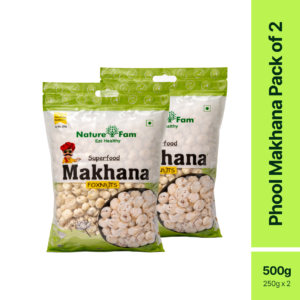 Naturefam Phool Makhana Pack of 2x250g (500g)