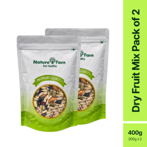 Naturefam Dry Fruit Mix Pack of 2x200g (400g)