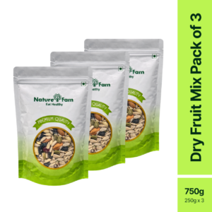 Naturefam Dry Fruit Mix Pack of 3x250g (750g)