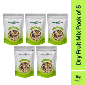 Naturefam Dry Fruit Mix Pack of 5x200g (1kg)