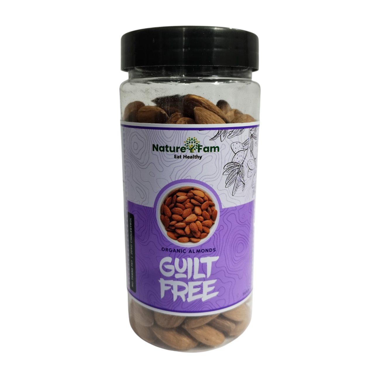 Naturefam Guilt-Free Almonds – 200g Jar