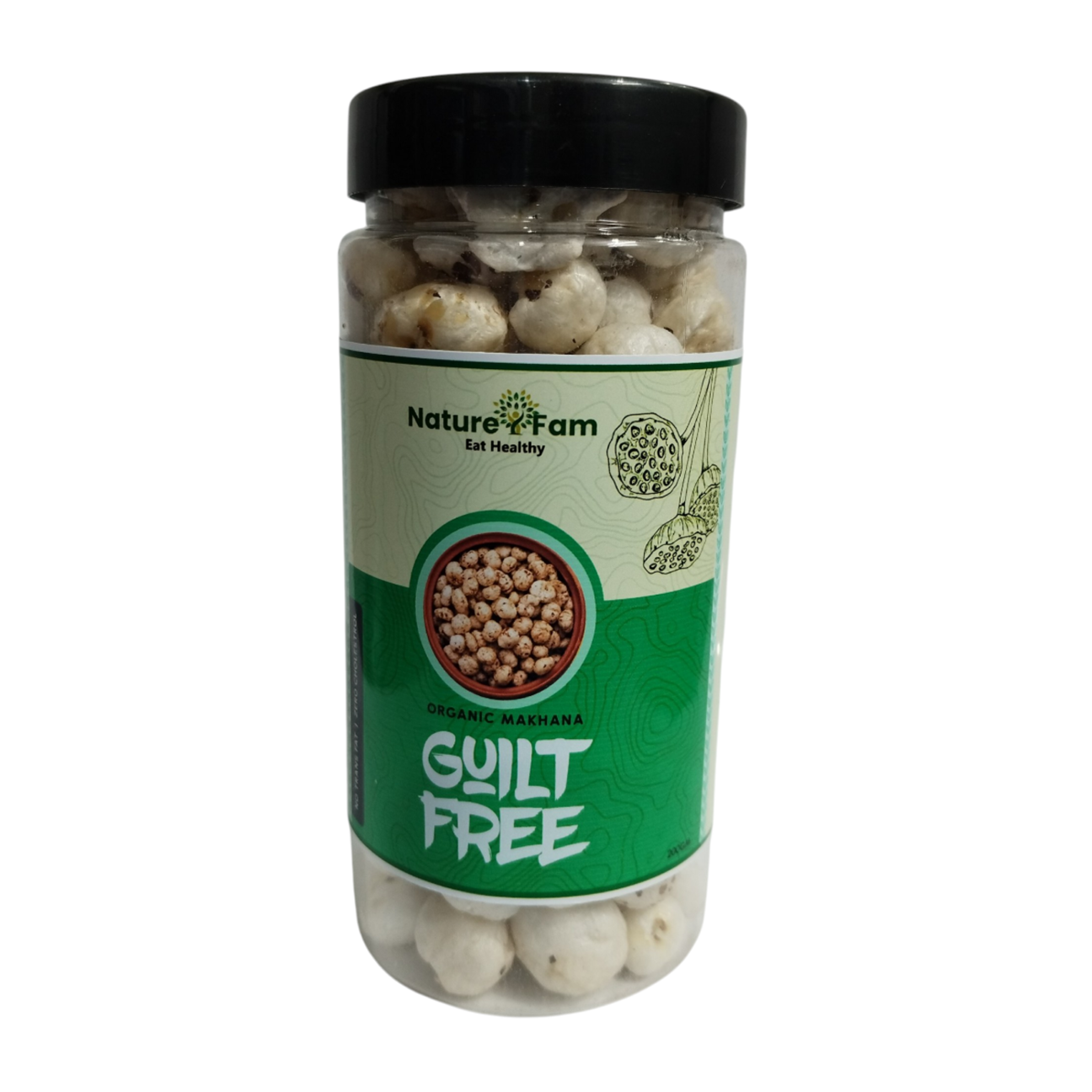 Naturefam Guilt-Free Phool Makhana – 200g Jar