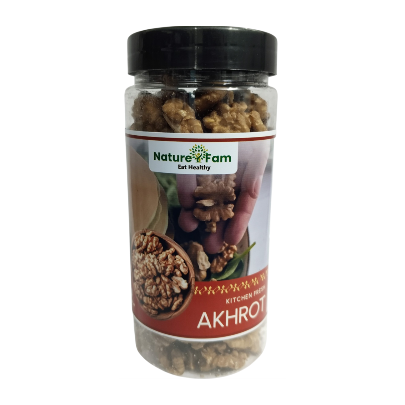 Naturefam Kitchen Fresh Walnuts – 200g Jar