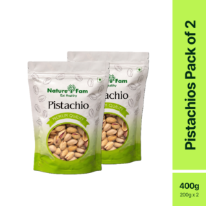 Naturefam Pistachios Pack of 2x200g (400g)