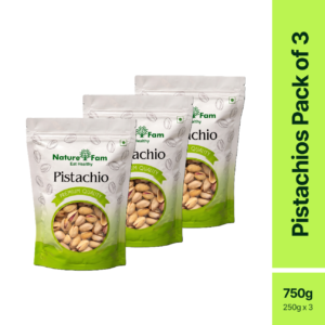 Naturefam Pistachios Pack of 3x250g (750g)