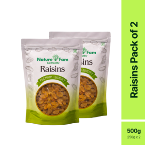 Naturefam Raisins Pack of 2x250g (500g)