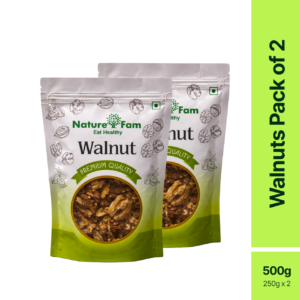 Naturefam Walnuts Pack of 2x250g (500g)
